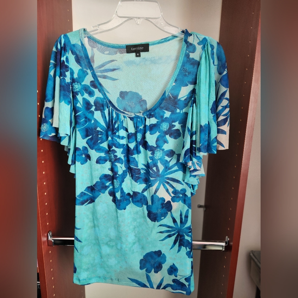Karen Kane XL sheer top